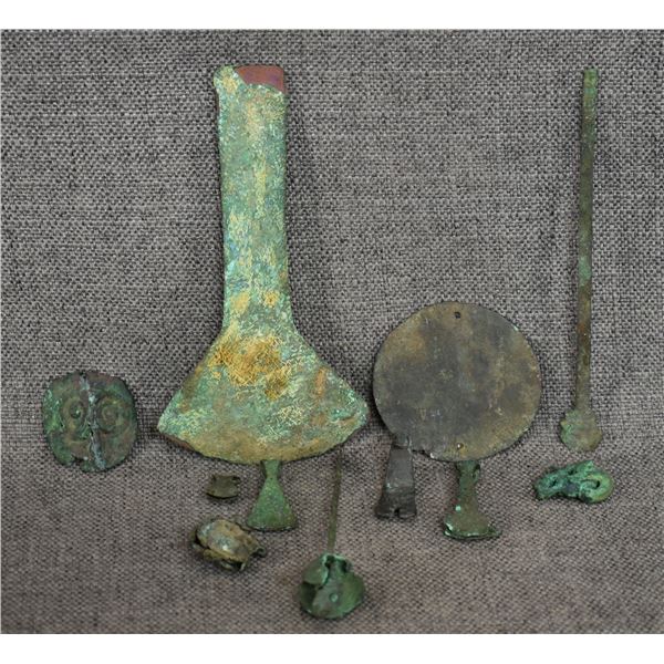 PRE COLUMBIAN COPPER ITEMS