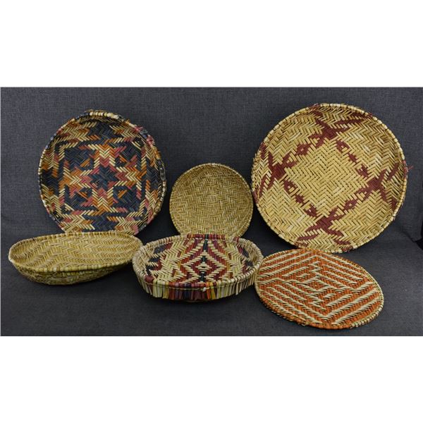 GROUP OF HOPI SIFTER BASKETS