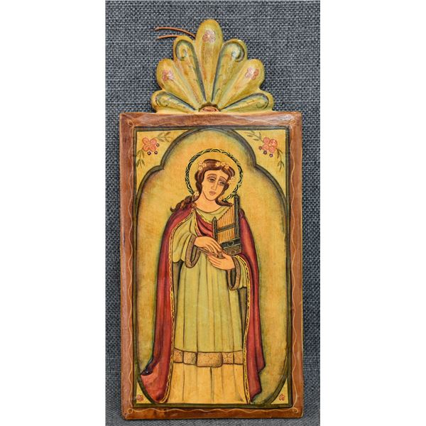 NEW MEXICAN RETABLO (MARIE ANTOINETTE LUNA)
