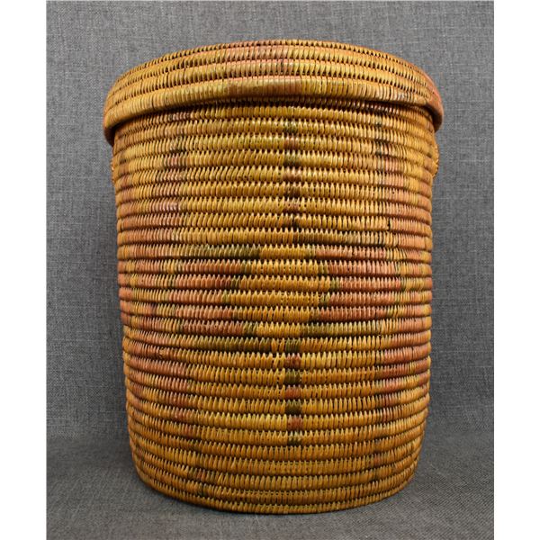 JICARILLA LIDDED BASKET