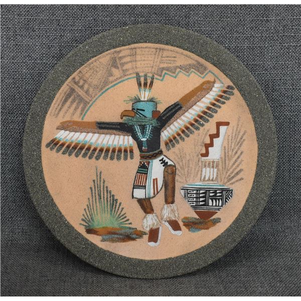 NAVAJO SAND PAINTING PLATE