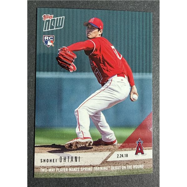Shohei Ohtani ROOKIE Card - 2018 Topps Now ST-4