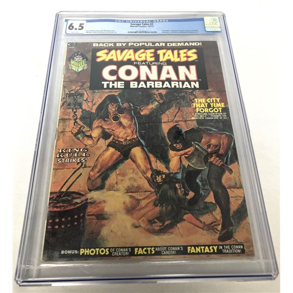 Conan Savage Tales CGC 6.5 - 1973 Comic