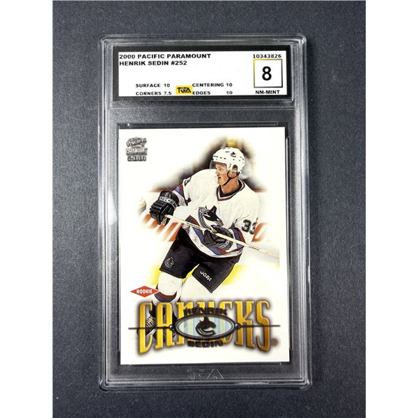 2009 Pacific Henrik Sedin ROOKIE TGA 8 - Canucks