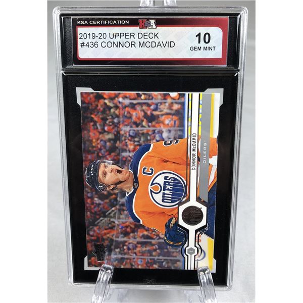 Connor McDavids KSA 10 - 2019-20 UD - Oilers