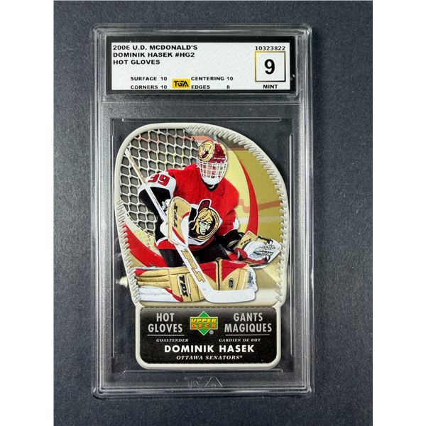 Dominik Hasek TGA 9 - 2005 UD McDonalds - Senators