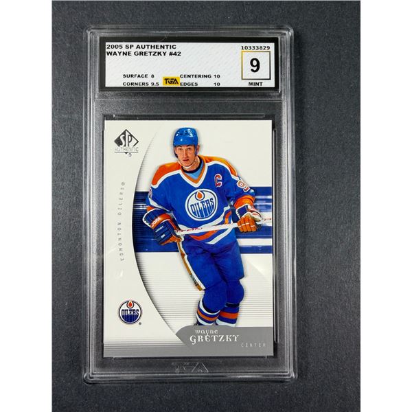 Wayne Gretzky TGA 9 - 2005 SP Authentic - Oilers