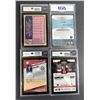 Image 2 : Hockey GRADED Cart Lot x4 - Bossy, Hughes, Doan