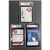Image 2 : Blackhawks GRADED Lot x3 - Bedard, Suter, Carlsson