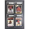 Image 1 : Blackhawks GRADED Lot x4 - Esposito, Sutter, Roenick
