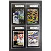Image 1 : Hockey GEM 10 GRADED Card Lot x4 - Hasek, Yzerman, Crosby