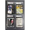 Image 2 : Hockey GEM 10 GRADED Card Lot x4 - Hasek, Yzerman, Crosby