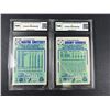Image 2 : 1990 OPC Wayne Gretzky & Jeremy Roenick GRADED Lot