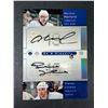 Image 1 : Markus Naslund & Trevor Linden AUTOGRAPH Dual Card - Canucks