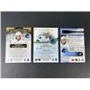 Image 2 : Nils Aman AUTOGRAPH Lot x3 - Canucks