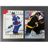 Image 1 : Dave Babych AUTOGRAPH Lot x 2 - Canucks