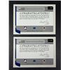 Image 2 : Andre Boudrias AUTOGRAPH Lot x2 - Canucks