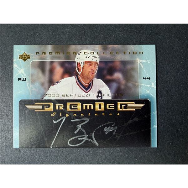 Todd Bertuzzi AUTOGRAPH - Canucks