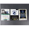 Image 2 : Frank Corrado AUTOGRAPH Lot x3 - Canucks