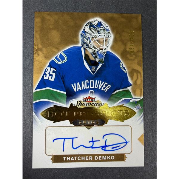 Thatcher Demko AUTOGRAPH Rookie Card - Canucks
