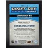Image 2 : Adam Gaudette AUTO Game Patch Card - Canucks