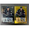 Image 1 : Josh Holden AUTOGRAPH Lot x 2 - Canucks