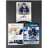Image 1 : Cody Hodgson AUTOGRAPH Lot x 3 - Canucks