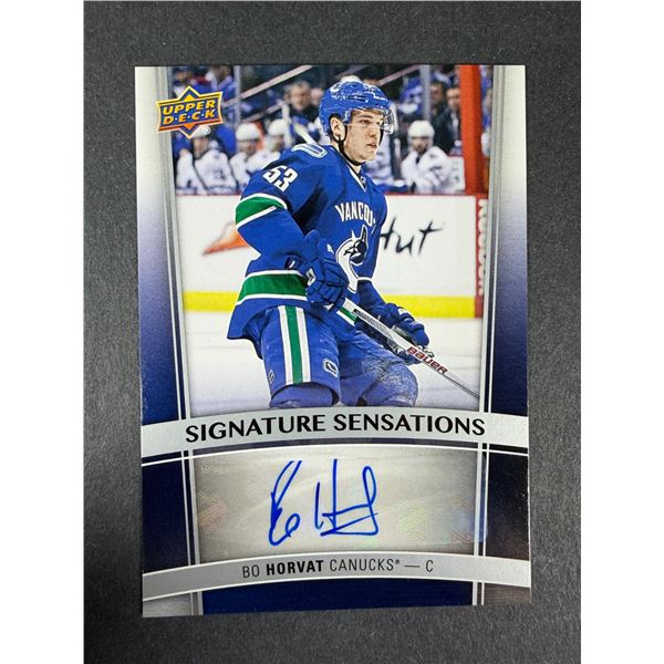 Bo Horvat AUTOGRAPH - Canucks