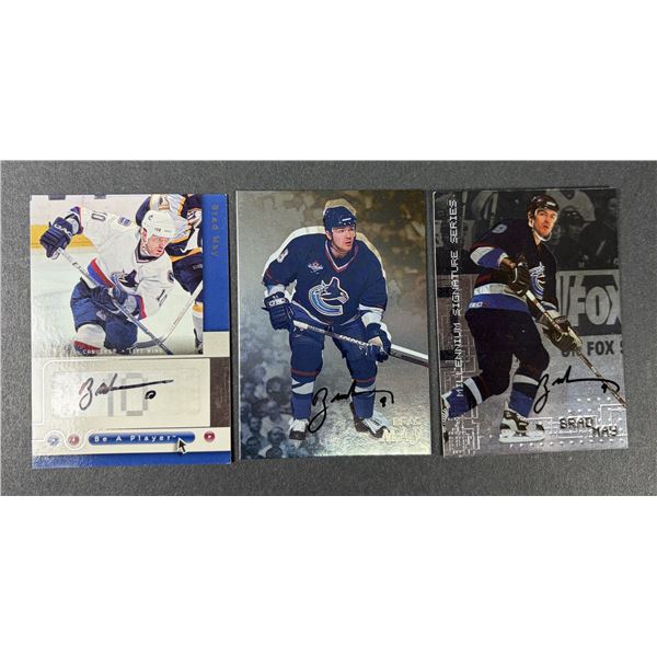 Brad May AUTOGRAPH Lot x 3 - Canucks