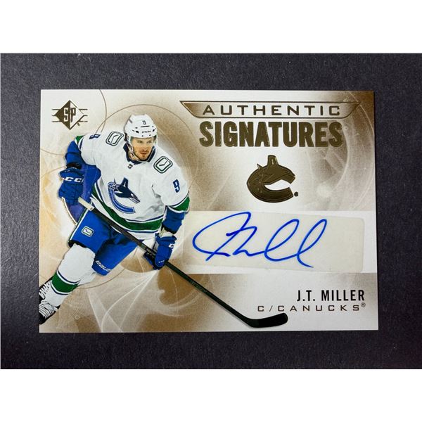 JT Miller AUTOGRAPH - Canucks