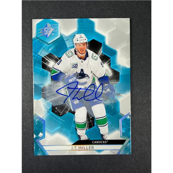 JT Miller AUTOGRAPH - Canucks