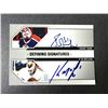 Image 1 : Bill Ranford & Kirk McLean AUTOGRAPH Dual Card - Canucks
