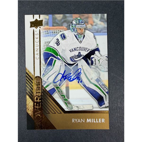 Ryan Miller AUTOGRAPH - Canucks