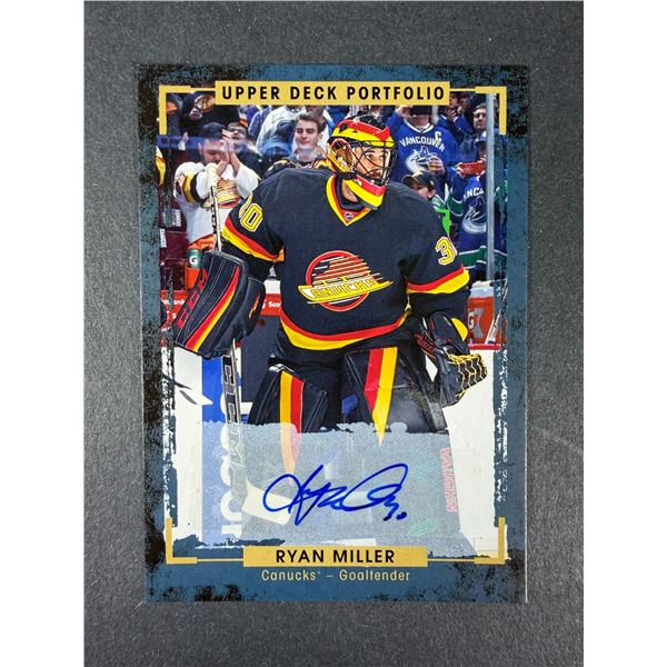 Ryan Miller AUTOGRAPH - Canucks