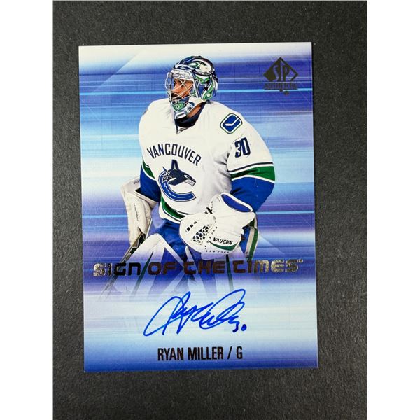 Ryan Miller AUTOGRAPH - Canucks