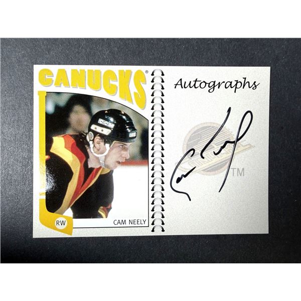 Cam Neely AUTOGRAPH - Canucks
