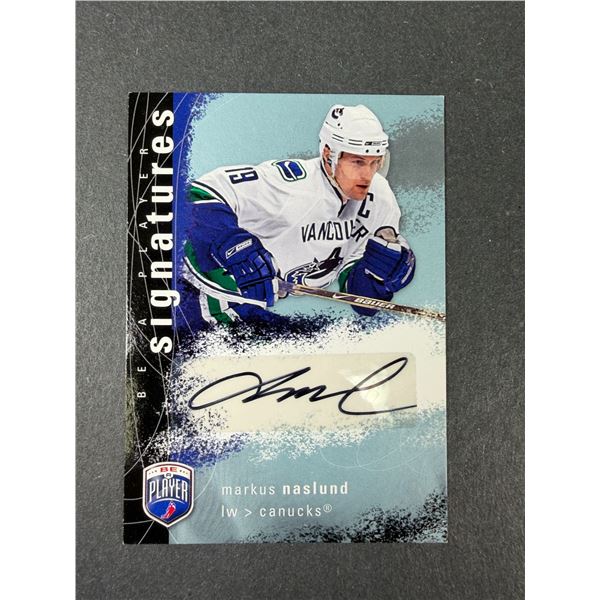 Markus Naslund AUTOGRAPH - Canucks