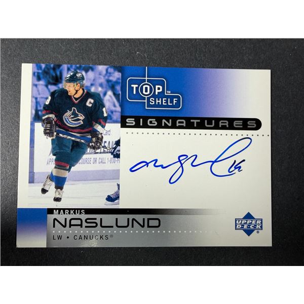Markus Naslund AUTOGRAPH - Canucks