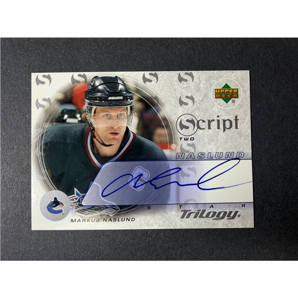 Markus Naslund AUTOGRAPH - Canucks