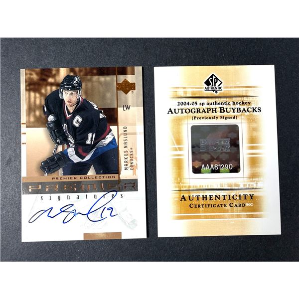 Markus Naslund AUTOGRAPH - Canucks