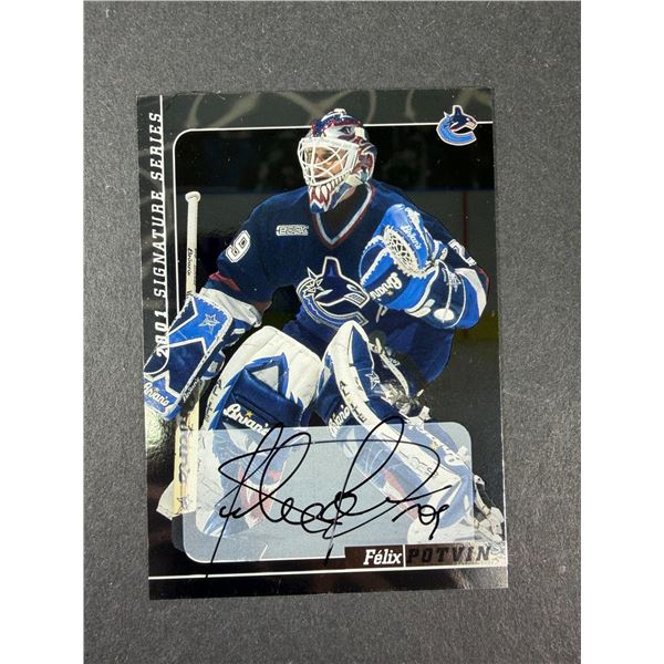 Felix Potvin AUTOGRAPH - Canucks