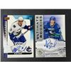 Image 1 : Mason Raymondf AUTOGRAPH Lot x 2 - Canucks