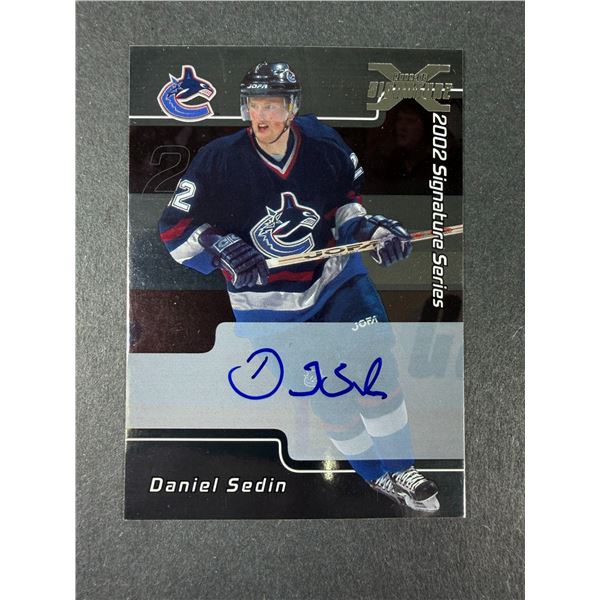 Daniel Sedin AUTOGRAPH - Canucks