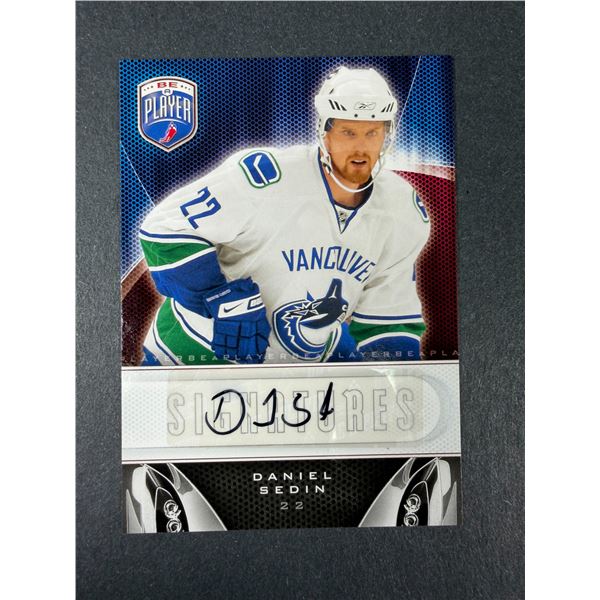 Daniel Sedin AUTOGRAPH - Canucks