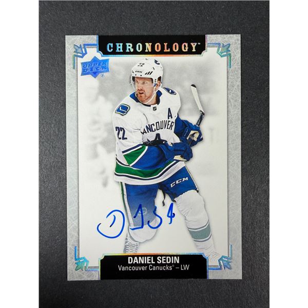 Daniel Sedin AUTOGRAPH - Canucks