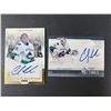 Image 1 : Corey Schneider AUTOGRAPH Lot x2 - Canucks