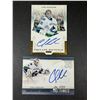Image 1 : Corey Schneider AUTOGRAPH Lot x2 - Canucks