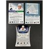 Image 2 : Hunter Shinkaruk AUTOGRAPH Lot x3 - Canucks