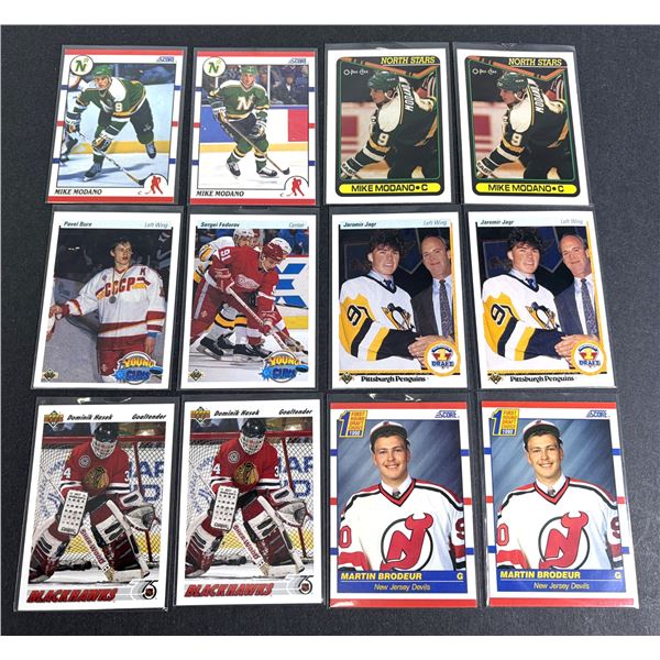 Hockey ROOKIES LOT x12 - Brodeur, Hasek, Modano, Federov, Jagr