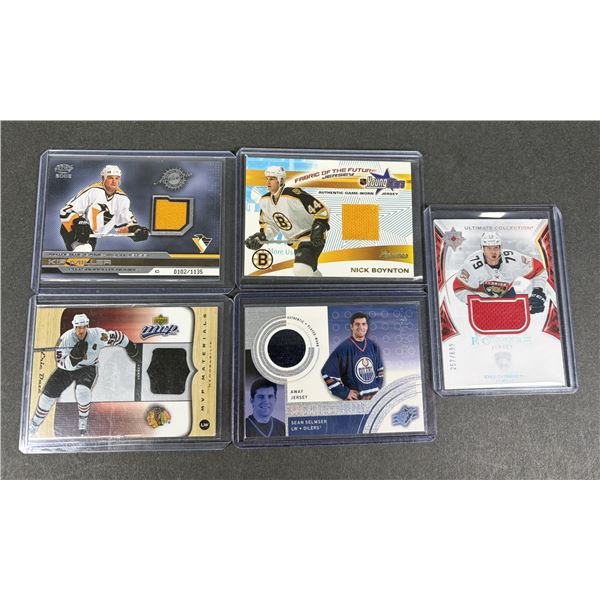 Hockey Game USED Card LOT x5